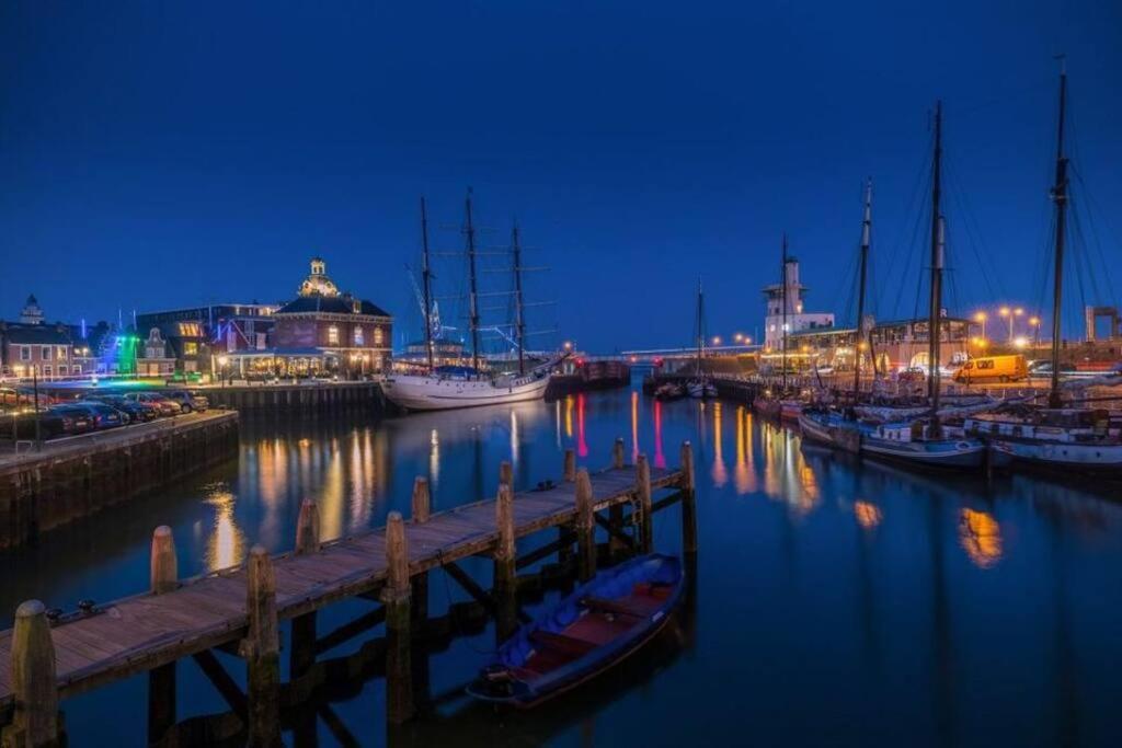 Unieke Woonboot In Harlingen Apartman Kültér fotó